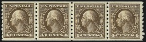 Sale 1019, Lot 769, 1909-12 Washington-Franklin Issues (Scott 375b-396)