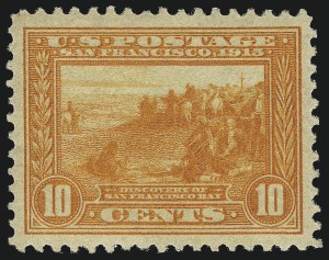 Sale 1019, Lot 781, 1913 Panama Pacific Issue (Scott 397-404)