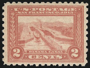 Sale 1019, Lot 784, 1913 Panama Pacific Issue (Scott 397-404)