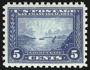 Sale 1019, Lot 787, 1913 Panama Pacific Issue (Scott 397-404)