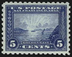 Sale 1019, Lot 788, 1913 Panama Pacific Issue (Scott 397-404)