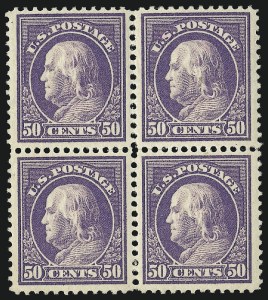 Sale 1019, Lot 803, 1912-15 Washington-Franklin Issues (Scott 406c-460)