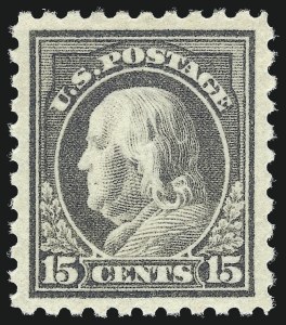 Sale 1019, Lot 810, 1912-15 Washington-Franklin Issues (Scott 406c-460)