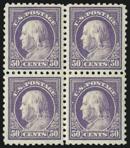 Sale 1019, Lot 814, 1912-15 Washington-Franklin Issues (Scott 406c-460)
