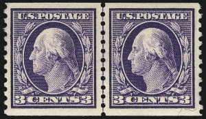 Sale 1019, Lot 817, 1912-15 Washington-Franklin Issues (Scott 406c-460)