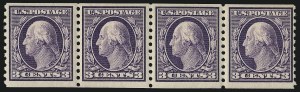 Sale 1019, Lot 818, 1912-15 Washington-Franklin Issues (Scott 406c-460)