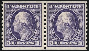 Sale 1019, Lot 819, 1912-15 Washington-Franklin Issues (Scott 406c-460)