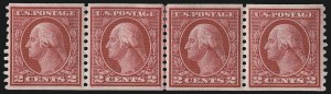 Sale 1019, Lot 825, 1912-15 Washington-Franklin Issues (Scott 406c-460)