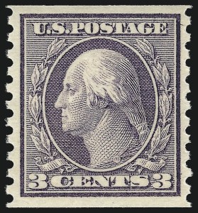 Sale 1019, Lot 827, 1912-15 Washington-Franklin Issues (Scott 406c-460)