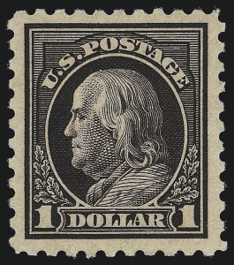 Sale 1019, Lot 830, 1912-15 Washington-Franklin Issues (Scott 406c-460)