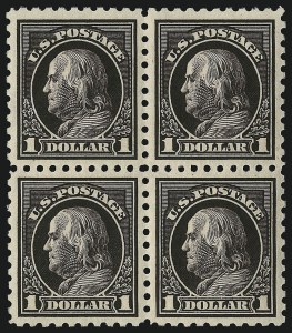 Sale 1019, Lot 832, 1912-15 Washington-Franklin Issues (Scott 406c-460)