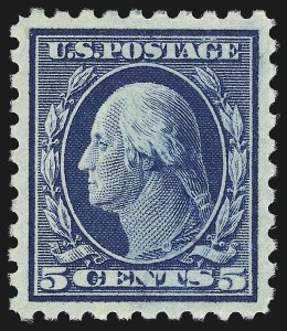 Sale 1019, Lot 835, 1916-17 Washington-Franklin Issues (Scott 462-480)