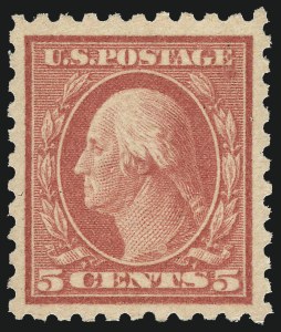 Sale 1019, Lot 836, 1916-17 Washington-Franklin Issues (Scott 462-480)