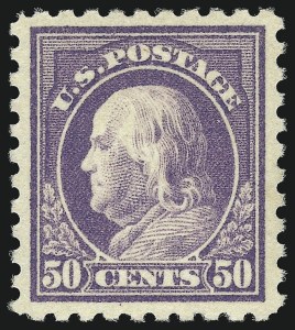 Sale 1019, Lot 844, 1916-17 Washington-Franklin Issues (Scott 462-480)