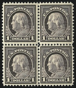 Sale 1019, Lot 857, 1917-18 Washington-Franklin Issues (Scott 495-523)