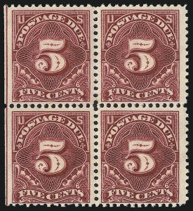 Sale 1019, Lot 955, Postage Due (Scott J2-J78a)