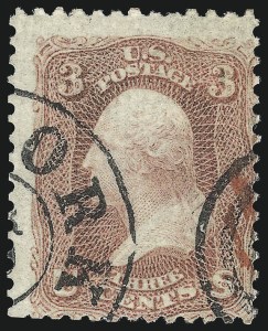Sale 1024, Lot 104, 3c-5c 1861-66 Issue (Scott 64-67)