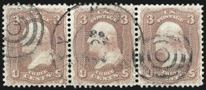 Sale 1024, Lot 105, 3c-5c 1861-66 Issue (Scott 64-67)