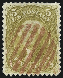 Sale 1024, Lot 111, 3c-5c 1861-66 Issue (Scott 64-67)