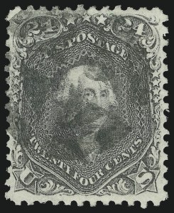 Sale 1024, Lot 135, 2c-24c 1863-68 Issue (Scott 73-78)