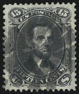 Sale 1024, Lot 166, 1c-90c 1868 F Grill (Scott 92-101)