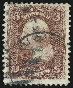 Sale 1024, Lot 172, 1c-90c 1875 Re-Issue of 1861-66 Issue (Scott 102-111)