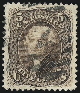 Sale 1024, Lot 173, 1c-90c 1875 Re-Issue of 1861-66 Issue (Scott 102-111)