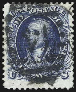 Sale 1024, Lot 179, 1c-90c 1875 Re-Issue of 1861-66 Issue (Scott 102-111)