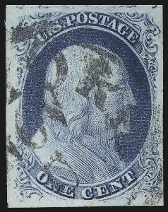 Sale 1024, Lot 24, 1c 1851-56 Issue (Scott 5-9)
