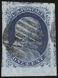 Sale 1024, Lot 29, 1c 1851-56 Issue (Scott 5-9)