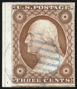 Sale 1024, Lot 31, 3c 1851-56 Issue (Scott 10-11A)