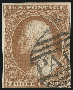 Sale 1024, Lot 32, 3c 1851-56 Issue (Scott 10-11A)
