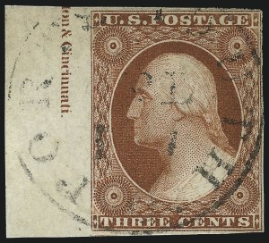Sale 1024, Lot 34, 3c 1851-56 Issue (Scott 10-11A)