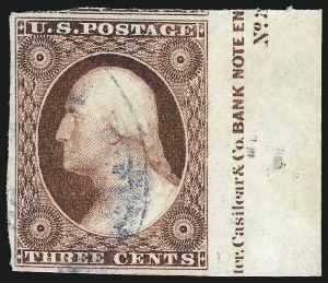 Sale 1024, Lot 38, 3c 1851-56 Issue (Scott 10-11A)