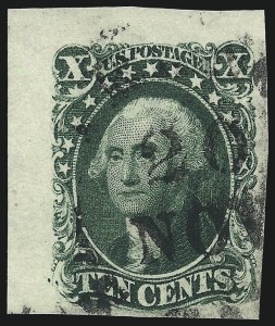 Sale 1024, Lot 44, 5c 1856 Issue, 10c 1855 Issue (Scott 12-16)