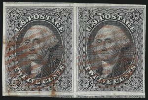 Sale 1024, Lot 50, 12c 1851-56 Issue (Scott 17)