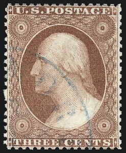 Sale 1024, Lot 63, 3c 1857-60 Issue (Scott 25-26A)