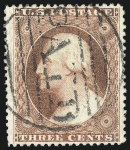 Sale 1024, Lot 67, 3c 1857-60 Issue (Scott 25-26A)