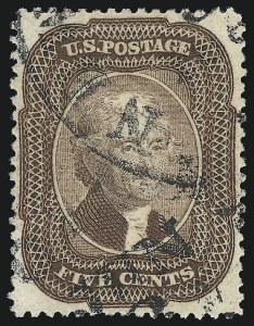 Sale Number 1024, Lot Number 72, 5c 1857-60 Issue (Scott 27-30A) Sale Number 1024, Lot Number 72, 5c 1857-60 Issue (Scott 27-30A)
