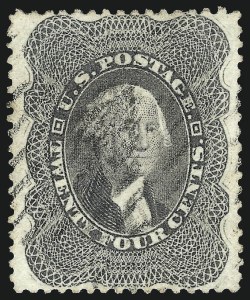 Sale 1024, Lot 84, 12c-90c 1857-60 Issue (Scott 36-39)