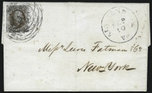 Sale 1024, Lot 9, 5c 1847 Issue Shades (Scott 1 shades)