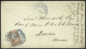Sale 1025, Lot 107, 1861-66 Issue
