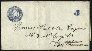 Sale 1025, Lot 11, Postmasters Provisionals: Annapolis Md.