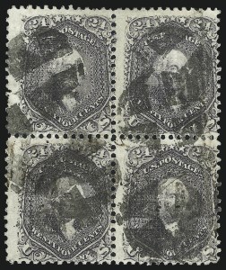 Sale 1025, Lot 122, 1861-66 Issue cont. thru Re-Issue