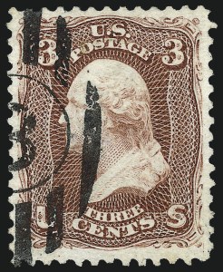 Sale 1025, Lot 124, 1861-66 Issue cont. thru Re-Issue