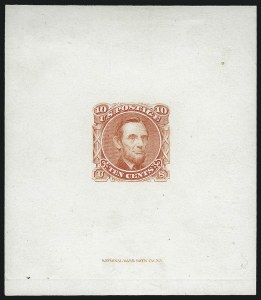 Sale 1025, Lot 128, 1869 Pictorial Issue: Essays, Proofs and Specimens