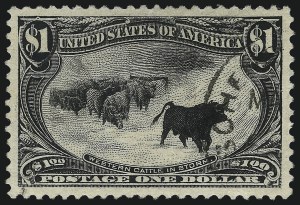 Sale 1025, Lot 204, 1894-98 Bureau Issue thru Trans-Mississippi Issue