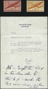 Sale 1025, Lot 244, Air Post thru Parcel Post