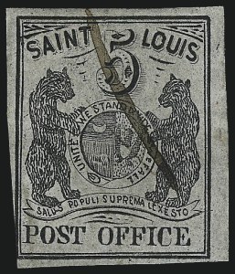 Sale 1025, Lot 44, Postmasters Provisionals: St. Louis Mo.