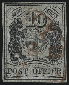 Sale 1025, Lot 47, Postmasters Provisionals: St. Louis Mo.